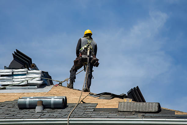 Professional Roofing technician working in Lake Grove, NY